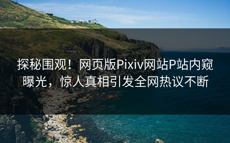 探秘围观！网页版Pixiv网站P站内窥曝光，惊人真相引发全网热议不断